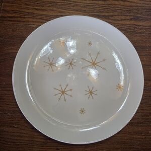 Vintage MCM Royal China "Glow" Star Patterned 12" Platter / Plate